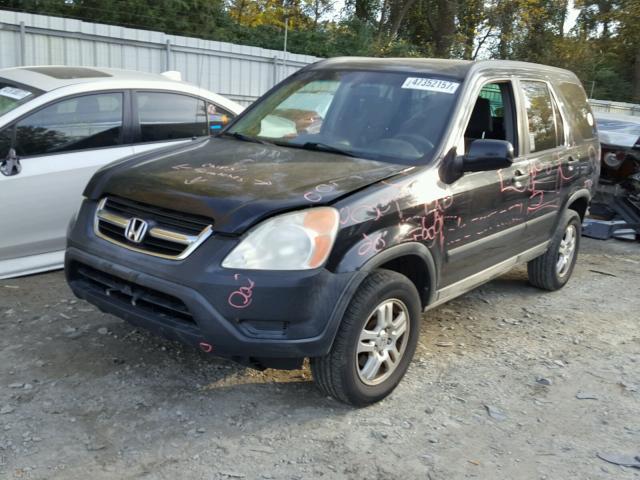 SHSRD78872U000928 - 2002 HONDA CR-V EX BLACK photo 2