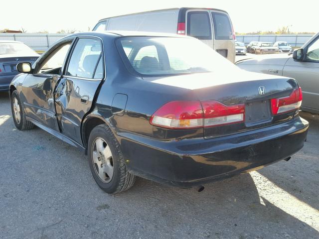 1HGCG16502A048405 - 2002 HONDA ACCORD EX BLACK photo 3