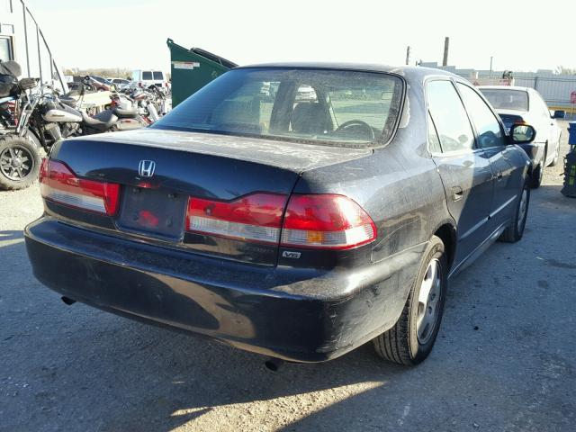 1HGCG16502A048405 - 2002 HONDA ACCORD EX BLACK photo 4