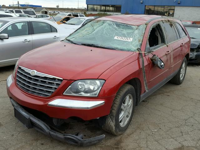 2C4GM68475R589333 - 2005 CHRYSLER PACIFICA T RED photo 2
