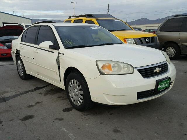 1G1ZT58F67F212051 - 2007 CHEVROLET MALIBU LT WHITE photo 1