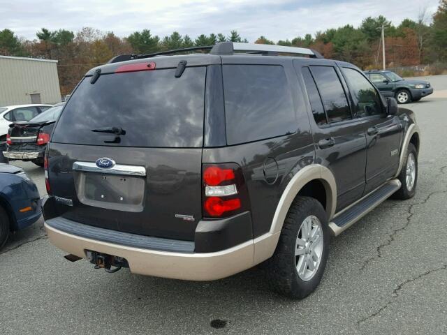 1FMEU74837UB81001 - 2007 FORD EXPLORER GRAY photo 4