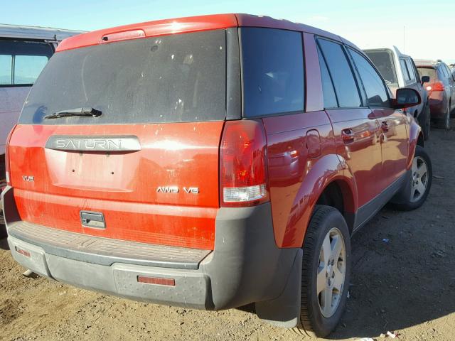 5GZCZ63435S845858 - 2005 SATURN VUE RED photo 4