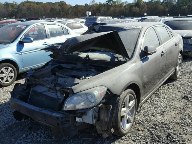 1G1ZC5E06A4101292 - 2010 CHEVROLET MALIBU 1LT BLACK photo 2