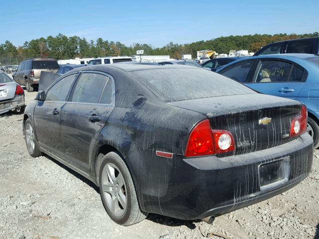 1G1ZC5E06A4101292 - 2010 CHEVROLET MALIBU 1LT BLACK photo 3