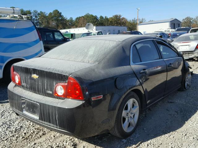 1G1ZC5E06A4101292 - 2010 CHEVROLET MALIBU 1LT BLACK photo 4