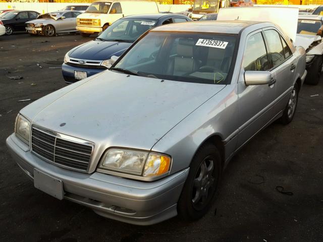 WDBHA29G9YA849530 - 2000 MERCEDES-BENZ C 280 SILVER photo 2