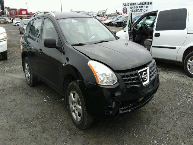 JN8AS58V48W147236 - 2008 NISSAN ROGUE S BLACK photo 1