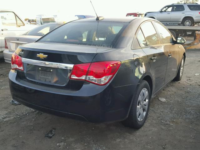 1G1PA5SG5F7192074 - 2015 CHEVROLET CRUZE LS BLACK photo 4