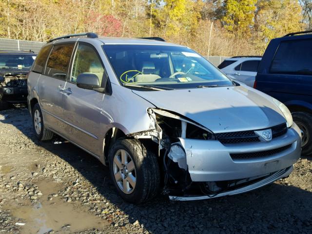 5TDZA23C94S140427 - 2004 TOYOTA SIENNA CE SILVER photo 1