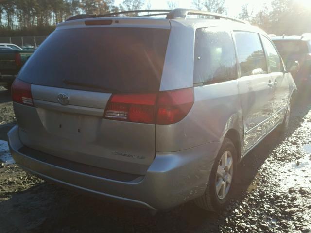 5TDZA23C94S140427 - 2004 TOYOTA SIENNA CE SILVER photo 4