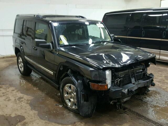 1J8HG58208C203765 - 2008 JEEP COMMANDER BLACK photo 1