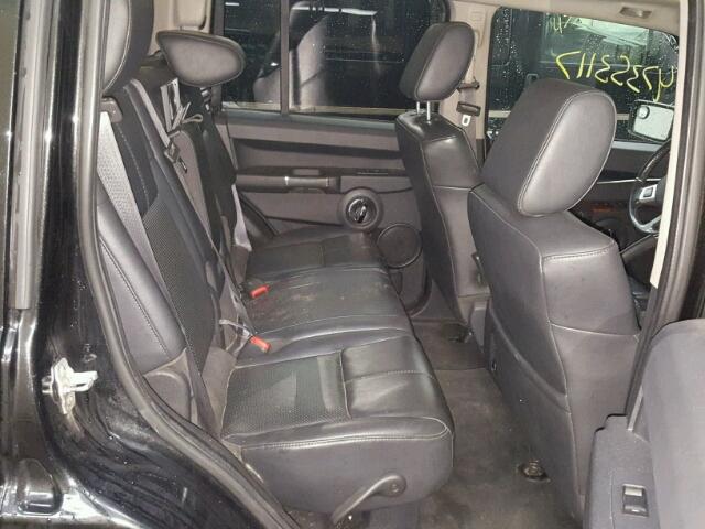 1J8HG58208C203765 - 2008 JEEP COMMANDER BLACK photo 6