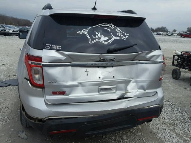 1FMHK7D85CGA44959 - 2012 FORD EXPLORER X SILVER photo 9