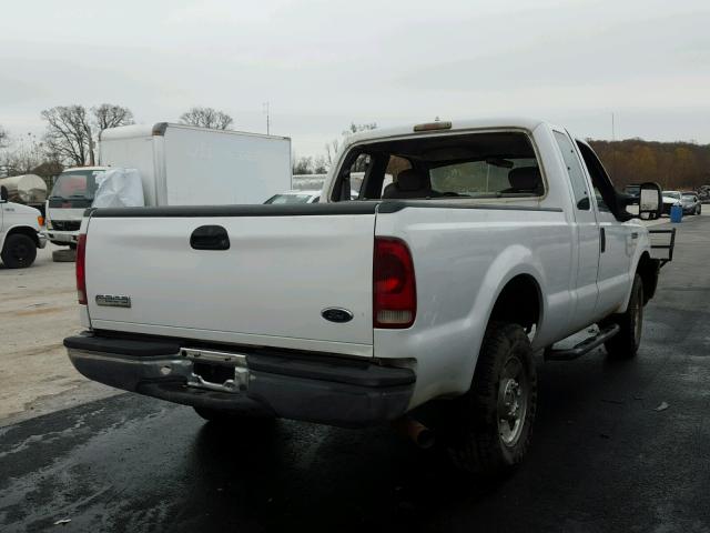 1FTSX21557EB44120 - 2007 FORD F250 SUPER WHITE photo 4