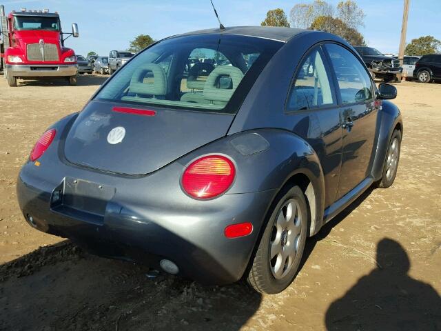 3VWCB21C82M433042 - 2002 VOLKSWAGEN NEW BEETLE 灰色 照片 4