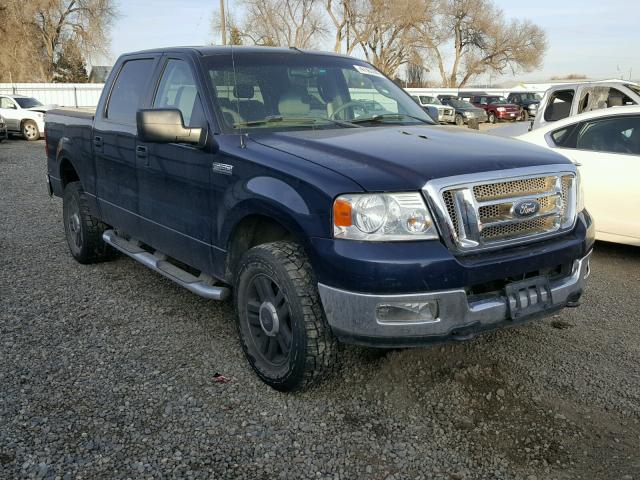 1FTPW14585FA76739 - 2005 FORD F150 SUPER BLUE photo 1