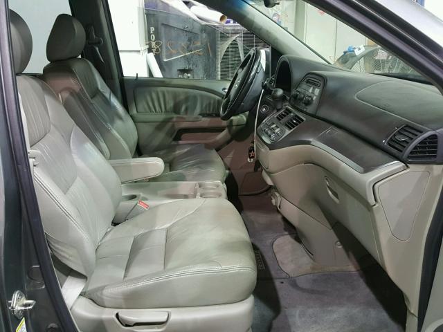 5FNRL38607B132132 - 2007 HONDA ODYSSEY EX GRAY photo 5