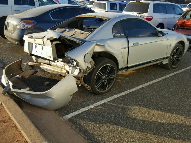 1FAFP40432F214342 - 2002 FORD MUSTANG SILVER photo 4