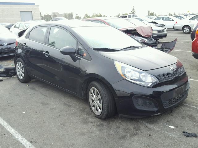 KNADM5A32F6494571 - 2015 KIA RIO LX BLACK photo 1