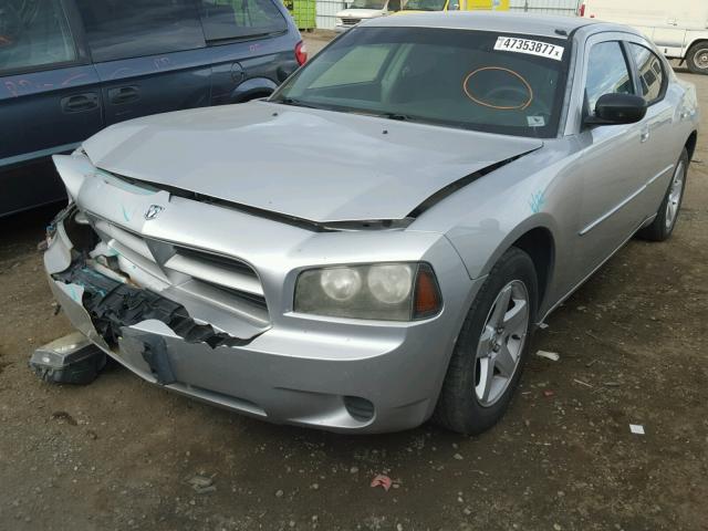 2B3KA43R27H607130 - 2007 DODGE CHARGER SE SILVER photo 2