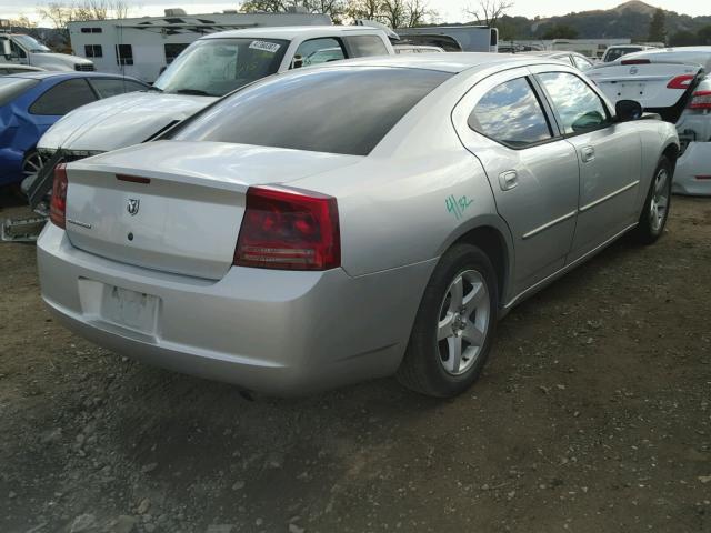 2B3KA43R27H607130 - 2007 DODGE CHARGER SE SILVER photo 4