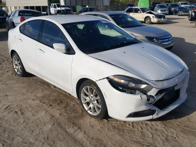 1C3CDFBA1DD289970 - 2013 DODGE DART SXT WHITE photo 1