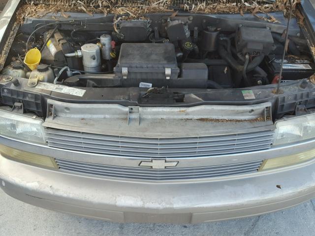 1GNDM19W71B150753 - 2001 CHEVROLET ASTRO GRAY photo 7