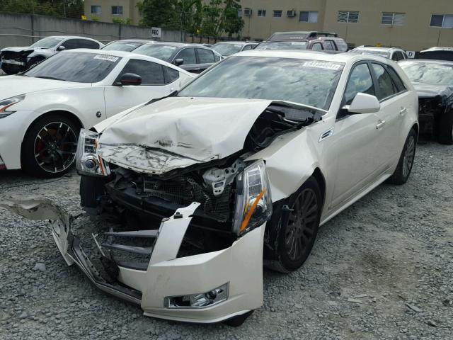 1G6DS8EV7A0102799 - 2010 CADILLAC CTS PREMIU WHITE photo 2