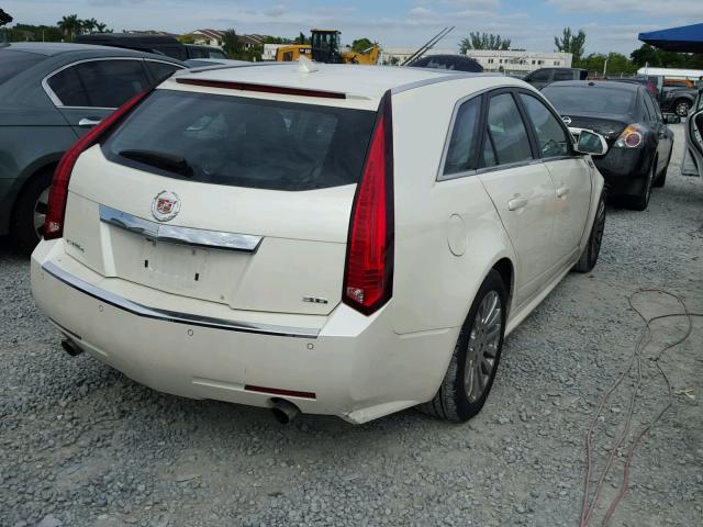 1G6DS8EV7A0102799 - 2010 CADILLAC CTS PREMIU WHITE photo 4