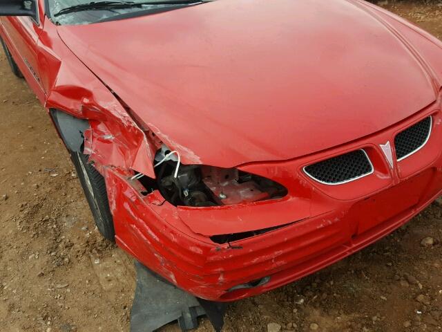 1G2NE12E3XM778158 - 1999 PONTIAC GRAND AM S 红色 照片 9