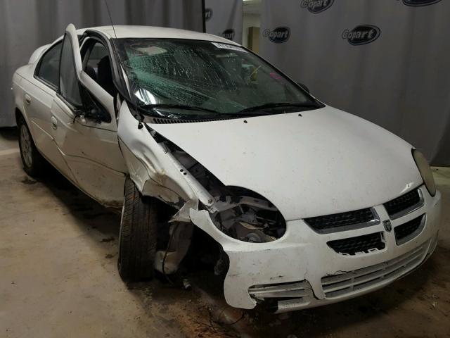 1B3ES56C35D165315 - 2005 DODGE NEON SXT WHITE photo 1