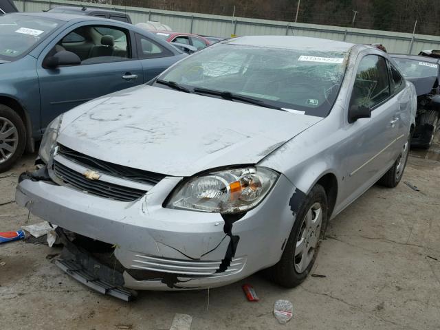 1G1AK15F777182436 - 2007 CHEVROLET COBALT LS GRAY photo 2