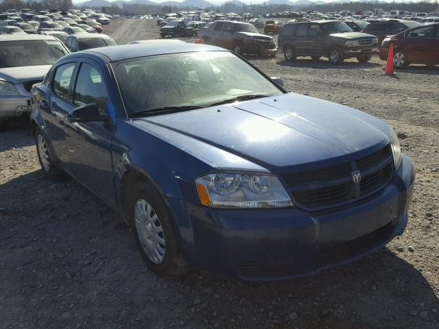 1B3CC4FB4AN149800 - 2010 DODGE AVENGER SX BLUE photo 1