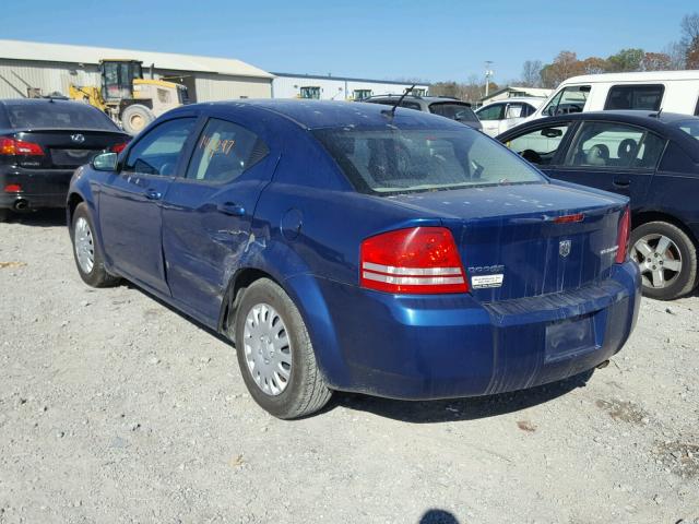 1B3CC4FB4AN149800 - 2010 DODGE AVENGER SX BLUE photo 3