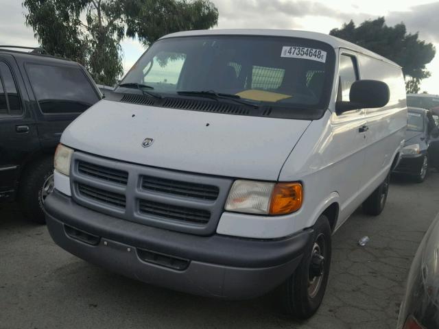 2B7KB31Z61K530023 - 2001 DODGE RAM VAN B3 WHITE photo 2