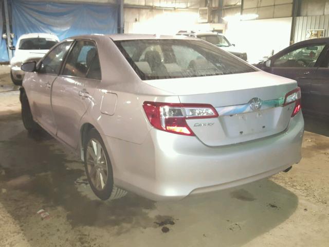 4T4BF1FK8DR328871 - 2013 TOYOTA CAMRY L SILVER photo 3