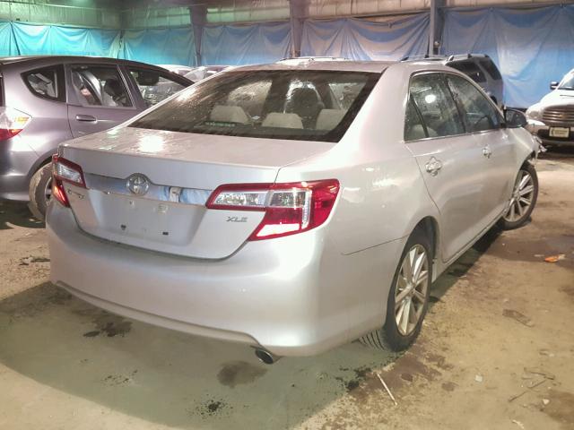 4T4BF1FK8DR328871 - 2013 TOYOTA CAMRY L SILVER photo 4