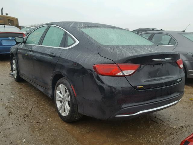 1C3CCCAB8GN171506 - 2016 CHRYSLER 200 LIMITE BLACK photo 3