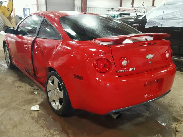 1G1AM15B167775151 - 2006 CHEVROLET COBALT SS RED photo 3