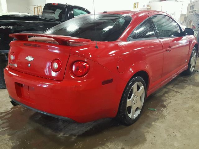 1G1AM15B167775151 - 2006 CHEVROLET COBALT SS RED photo 4