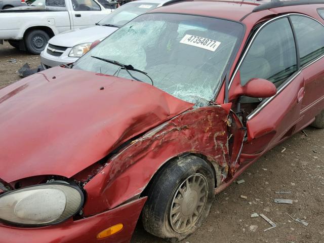 1MEFM5805XG633368 - 1999 MERCURY SABLE MAROON photo 9