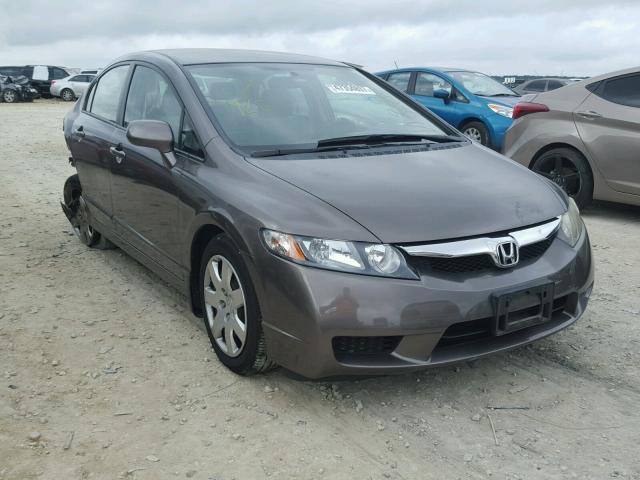 19XFA1F52AE085951 - 2010 HONDA CIVIC LX TAN photo 1