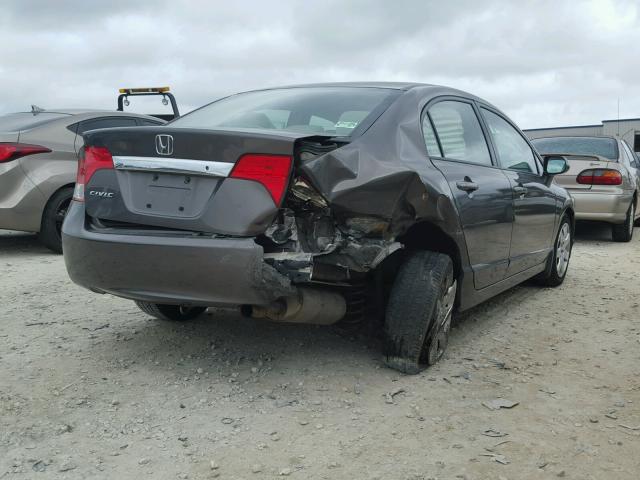 19XFA1F52AE085951 - 2010 HONDA CIVIC LX TAN photo 4