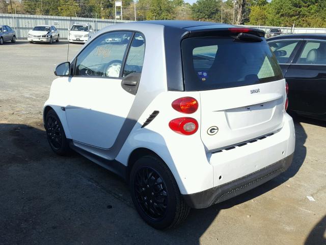 WMEEJ3BA3FK799152 - 2015 SMART FORTWO PUR WHITE photo 3