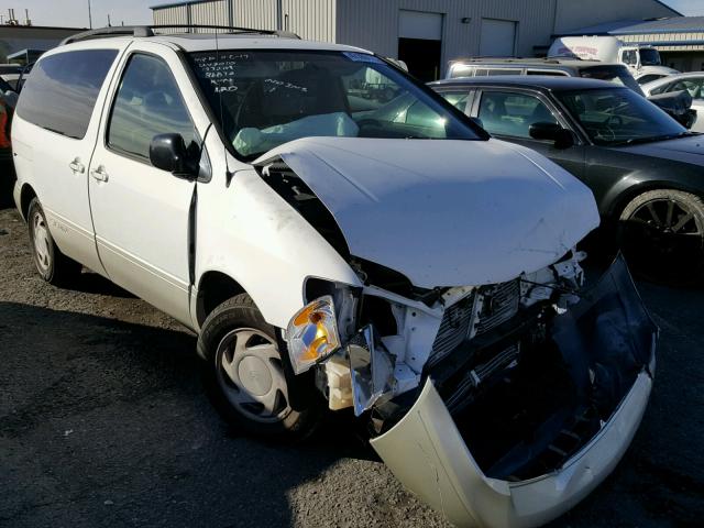 4T3ZF13C0YU207836 - 2000 TOYOTA SIENNA LE WHITE photo 1