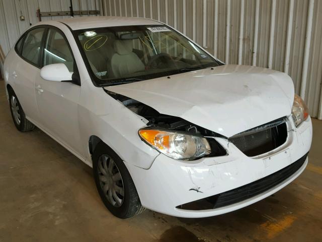 KMHDU46D49U666285 - 2009 HYUNDAI ELANTRA GL WHITE photo 1