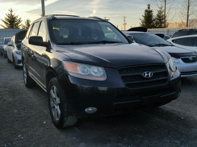 5NMSG13E67H025481 - 2007 HYUNDAI SANTA FE G BLACK photo 1