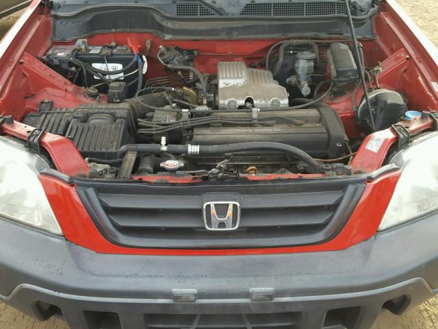 JHLRD18631C016805 - 2001 HONDA CR-V EX RED photo 7