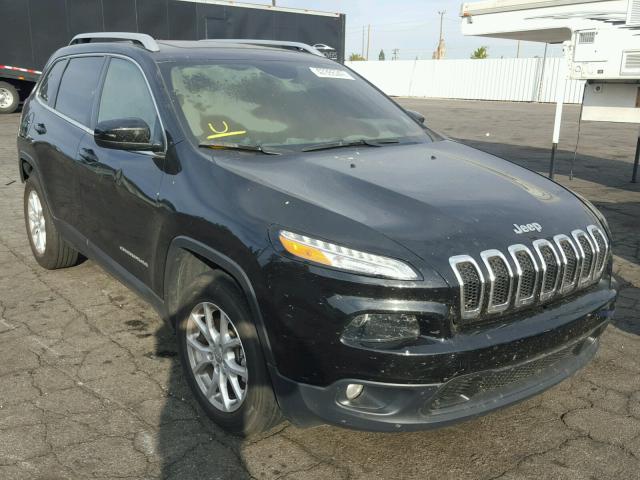 1C4PJMCB8FW606684 - 2015 JEEP CHEROKEE L BLACK photo 1